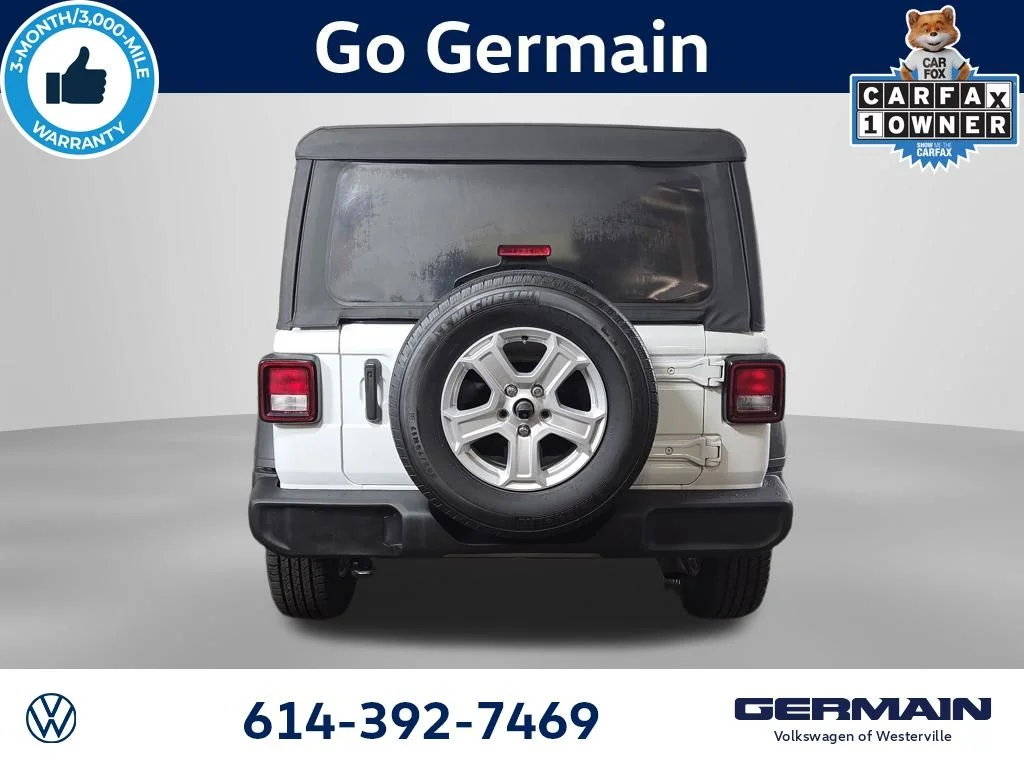 Used 2022 White Jeep Unlimited Sport S image 9