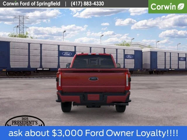 New 2026 Ruby Red Metallic Tinted Clearcoat Ford F-350® Lariat® image 8