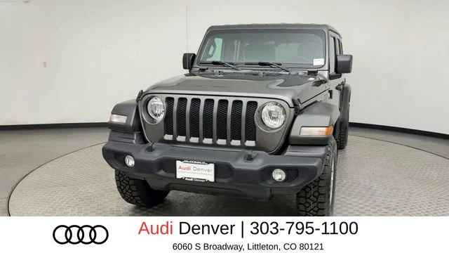 Used 2020 Gray Jeep Unlimited Sport image 7
