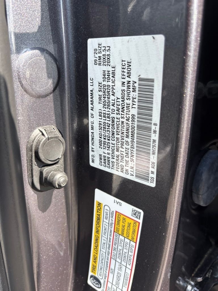 Used 2021 Gray Honda Touring image 10