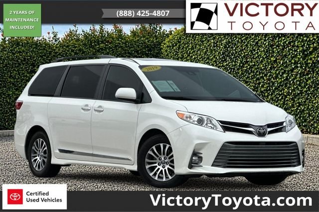 Certified Used 2019 White Toyota XLE image 1