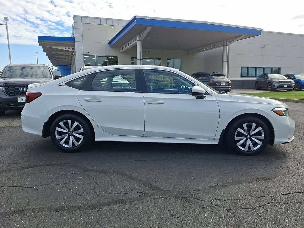 Certified Used 2025 Platinum White Pearl Honda 4D LX image 37