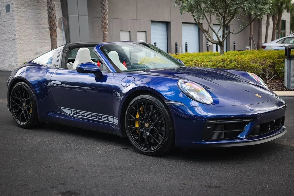 Used 2024 Gentian Blue Metallic Porsche Targa 4 GTS image 8