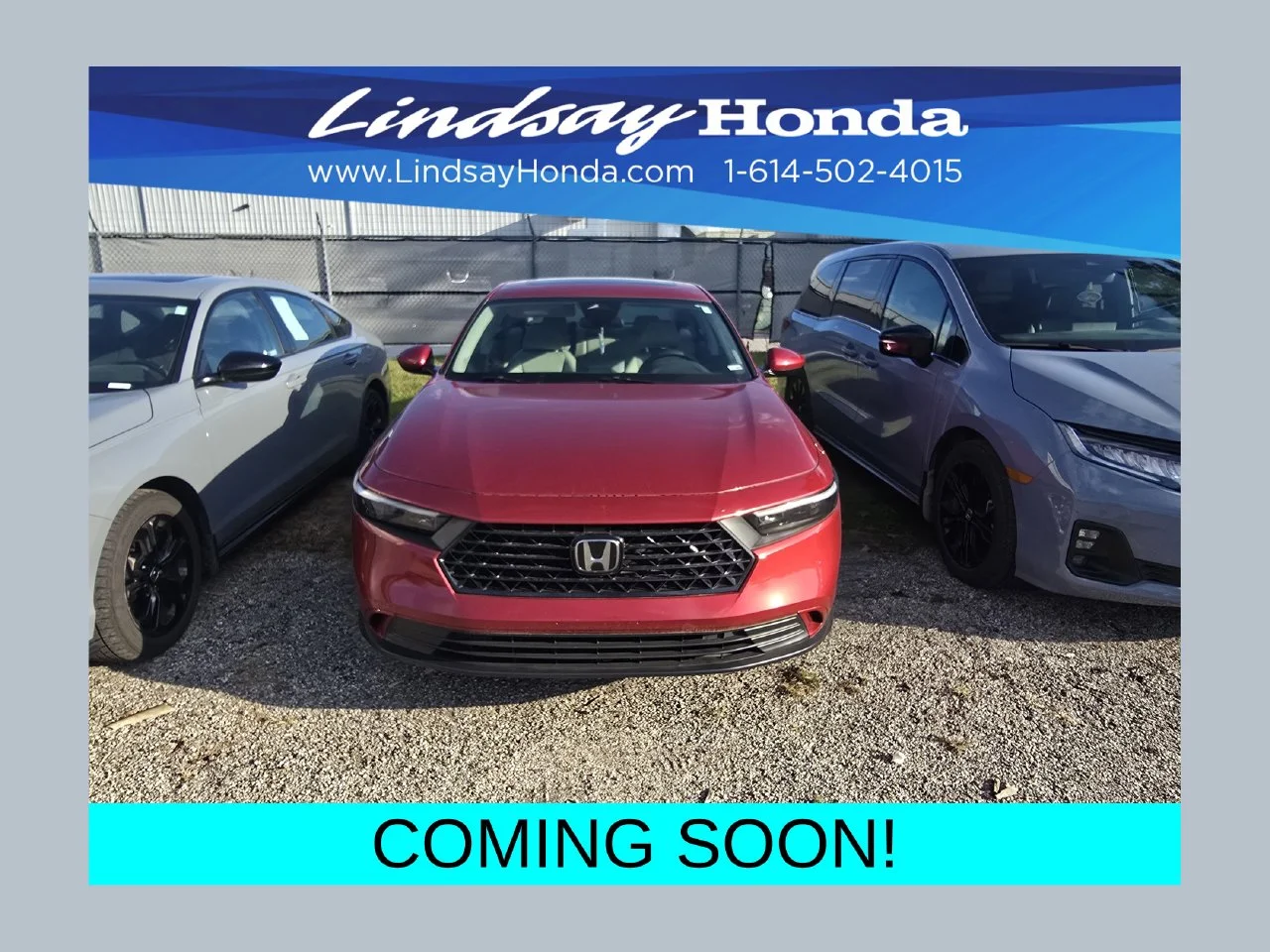 Used 2024 Radiant Red Metallic Honda EX image 1