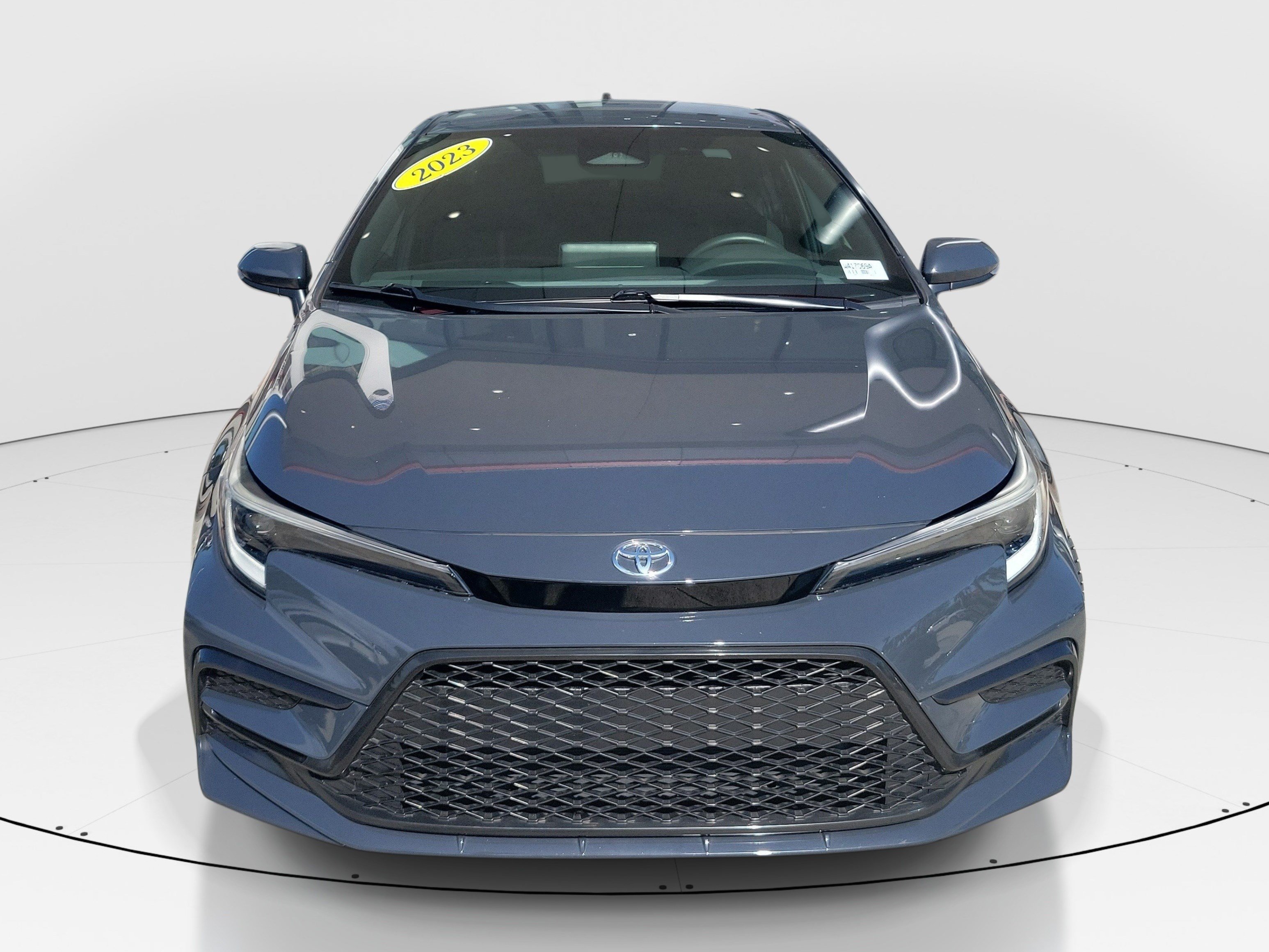 Used 2023 Midnight Black Metallic Toyota SE image 2