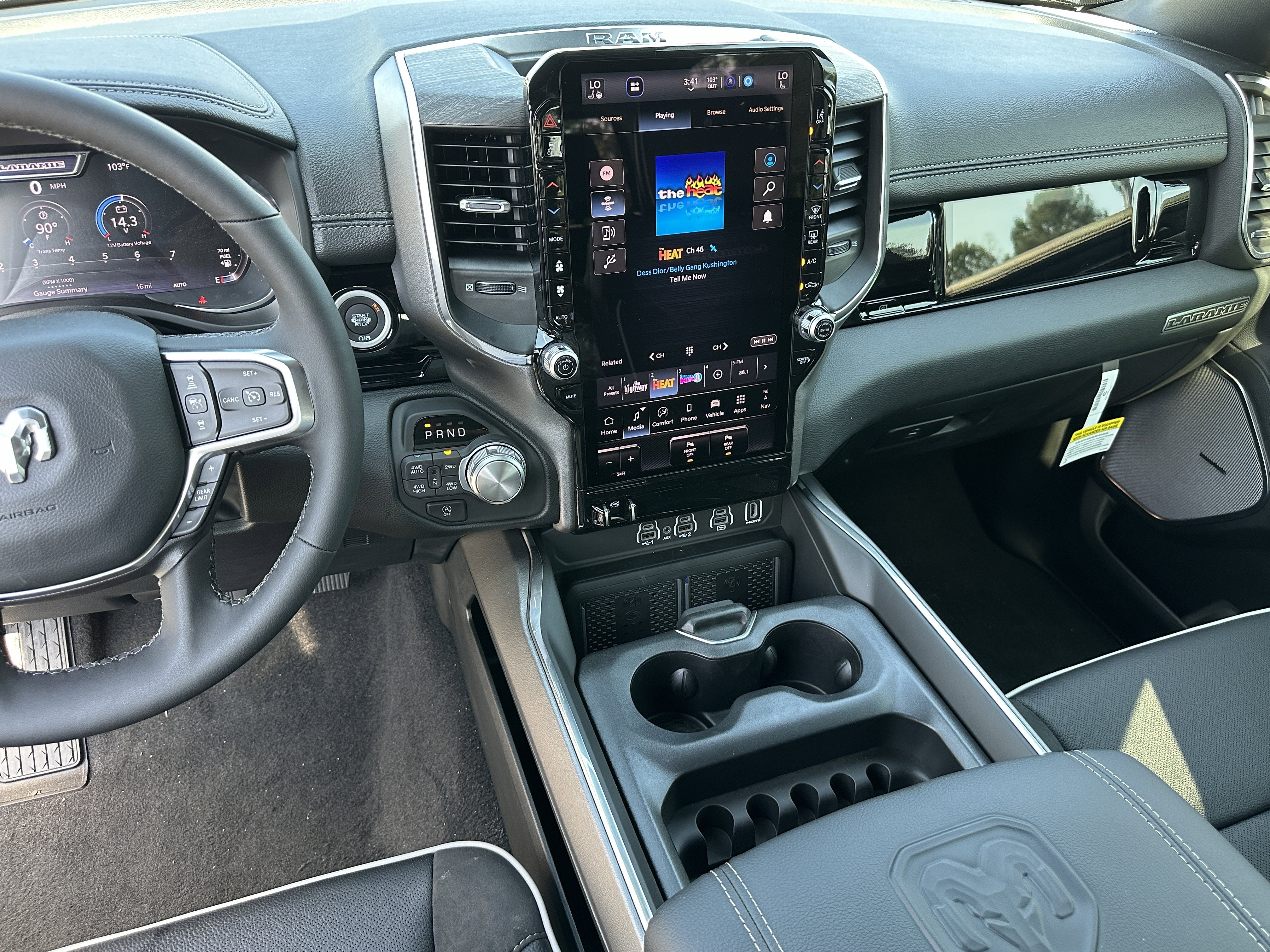 New 2026 Bright White Clear-Coat Exterior Paint RAM Laramie image 25