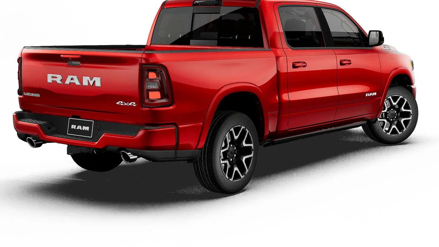 New 2027 Molten Red Pearl-Coat Exterior Paint RAM LARAMIE image 2