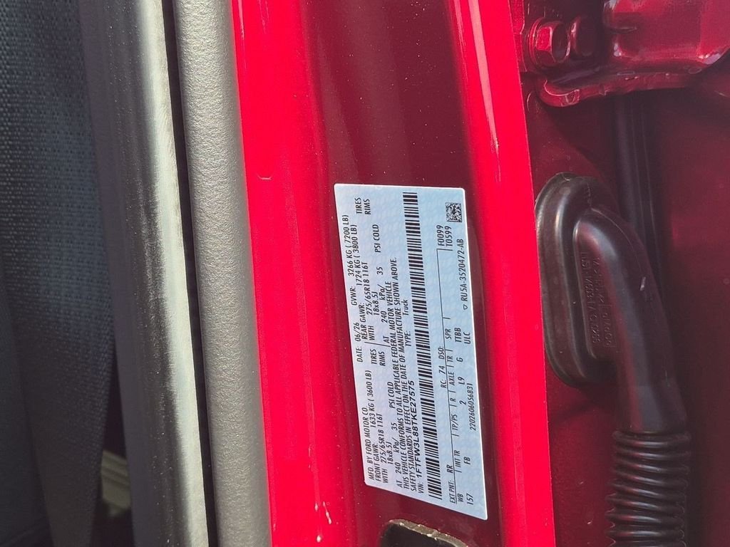 New 2026 Ruby Red Metallic Tinted Clearcoat Ford XLT image 68