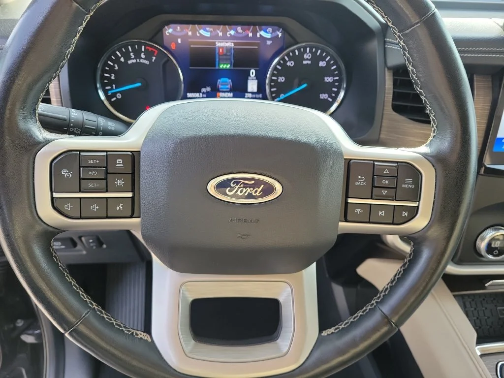 Used 2024 Dark Matter Gray Metallic Ford Limited image 15