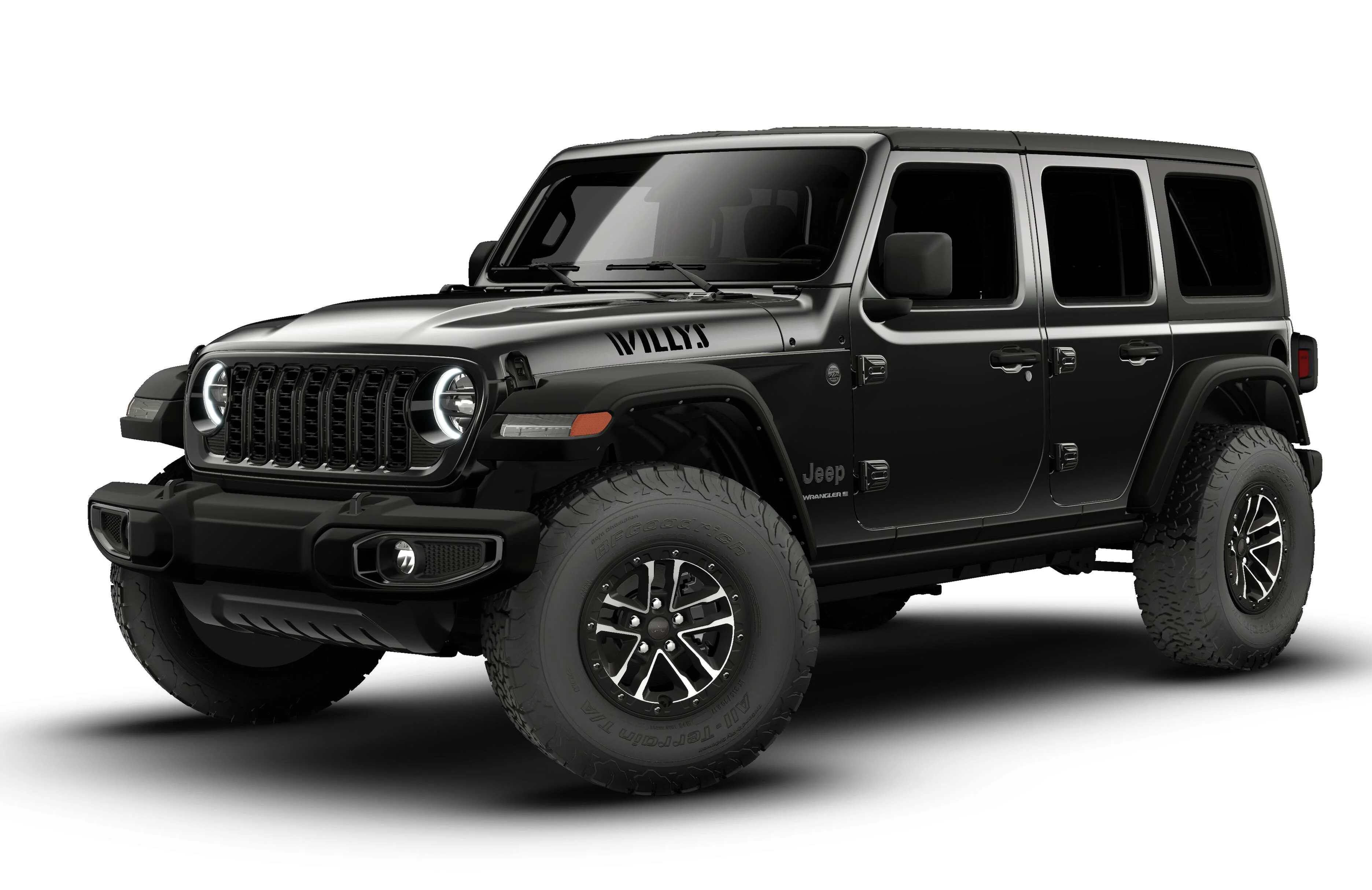 New 2026 Black Clear-Coat Exterior Paint Jeep Willys image 13