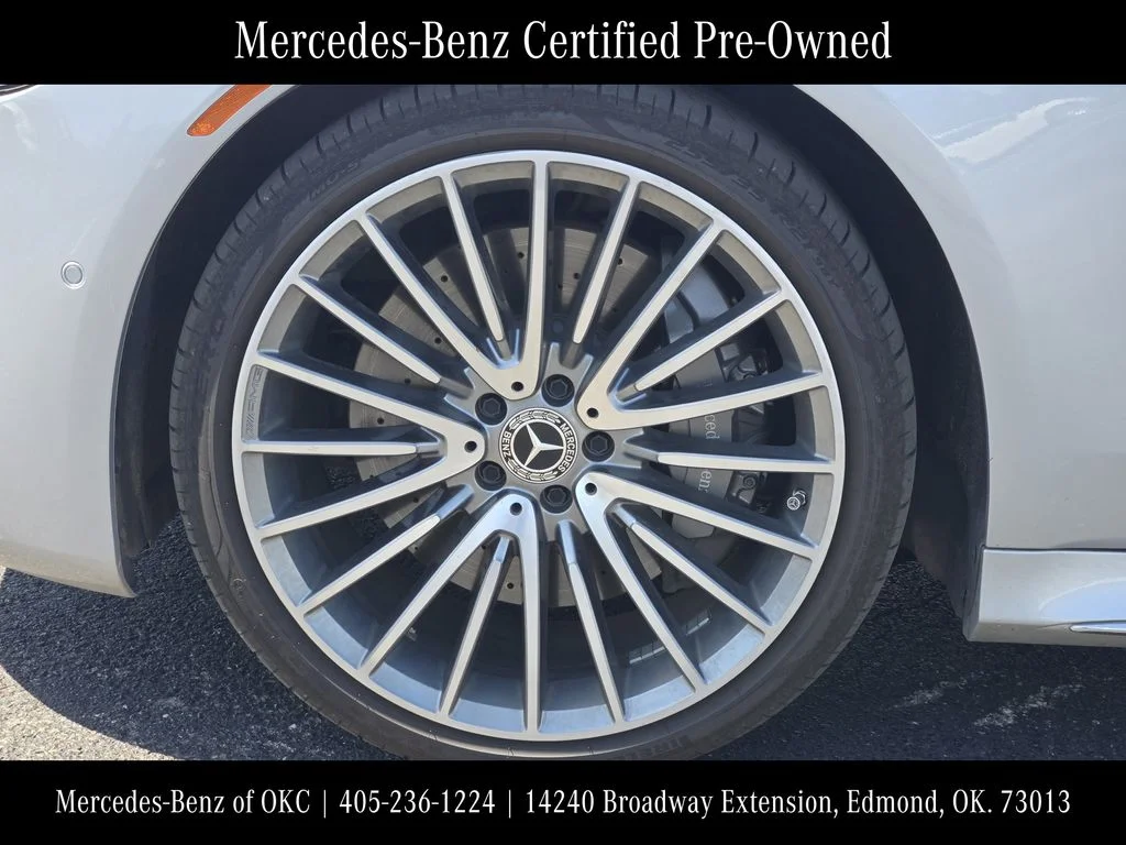 Certified Used 2021 Cirrus Silver Metallic Mercedes-Benz S 580 image 10