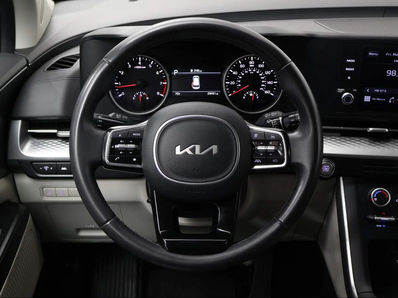 Used 2024 Deep Chroma Blue Kia LX image 12