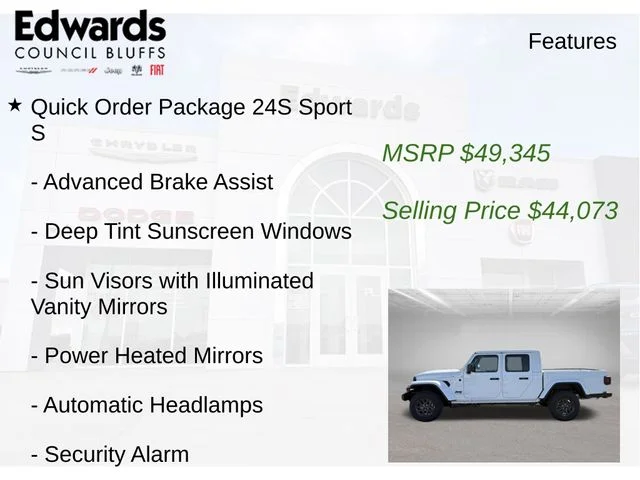 New 2026 White Jeep Sport S image 9