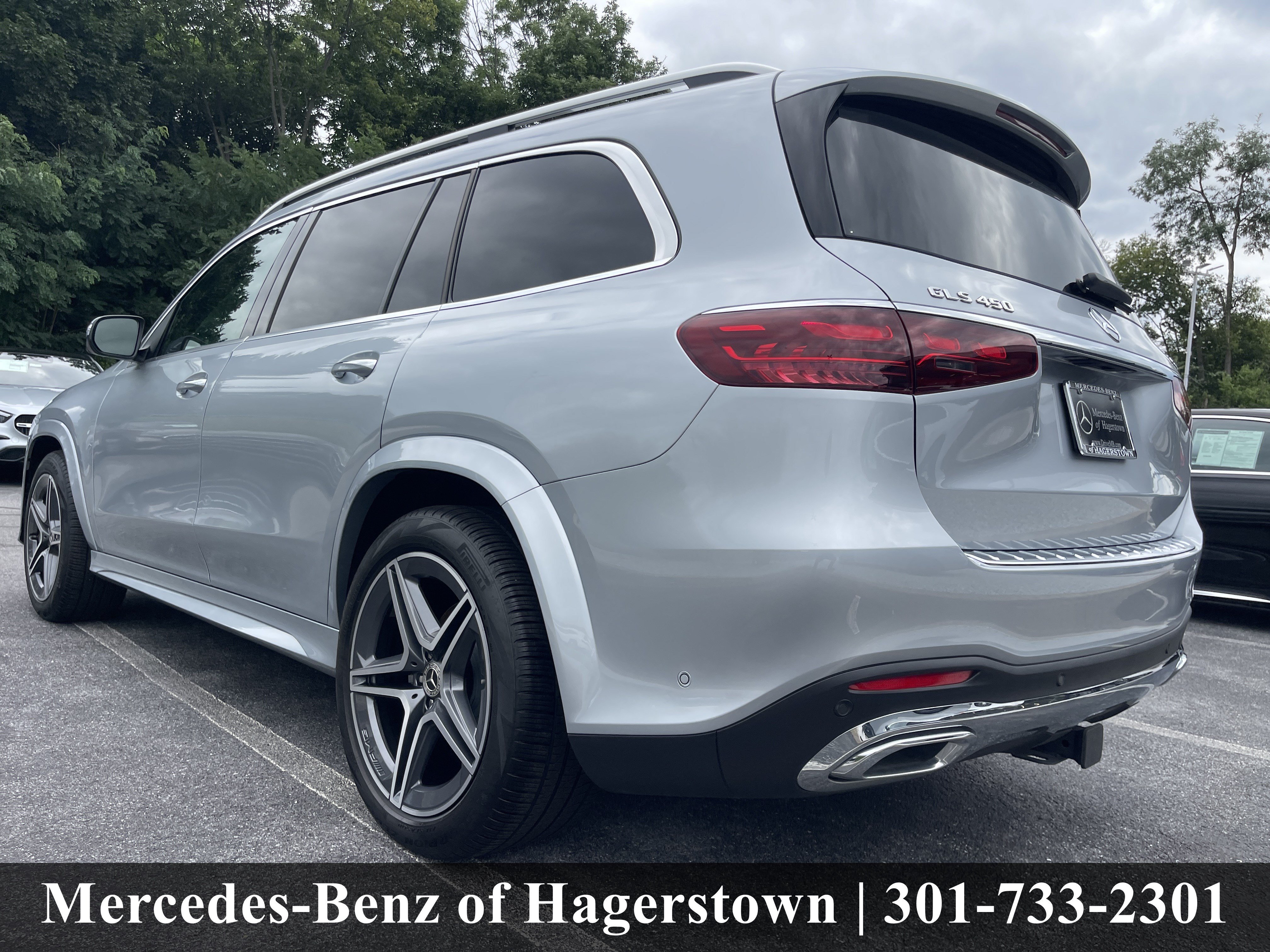 Certified Used 2025 Cirrus Silver Metallic Mercedes-Benz GLS 450 4MATIC® SUV image 40