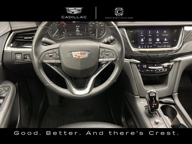Used 2024 Crystal White Tricoat CADILLAC Premium Luxury image 14