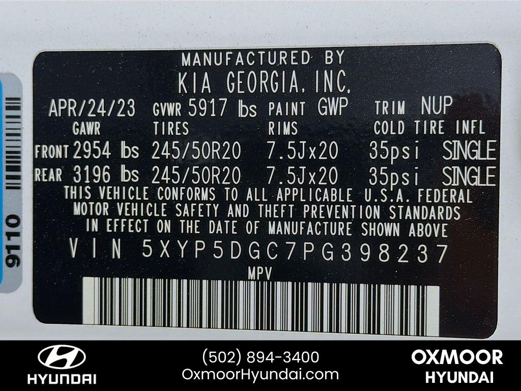 Used 2023 Glacial White Pearl Kia SX image 35