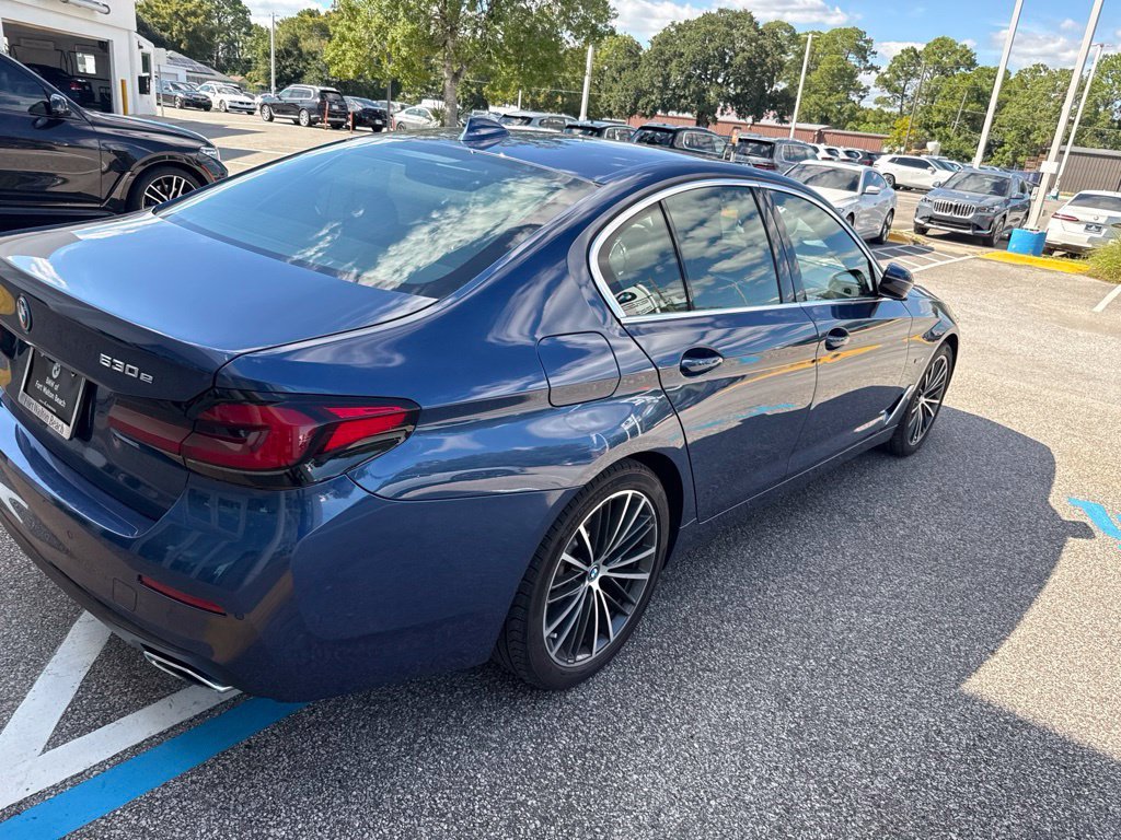 Used 2023 Blue BMW 530e iPerformance image 2