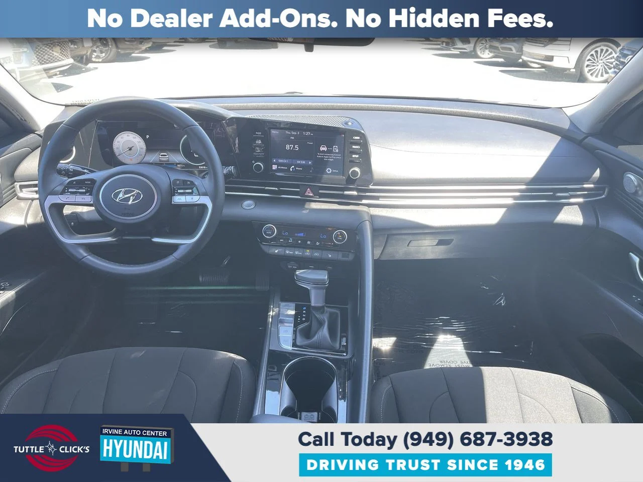 Used 2022 Intense Blue HYUNDAI SEL image 2