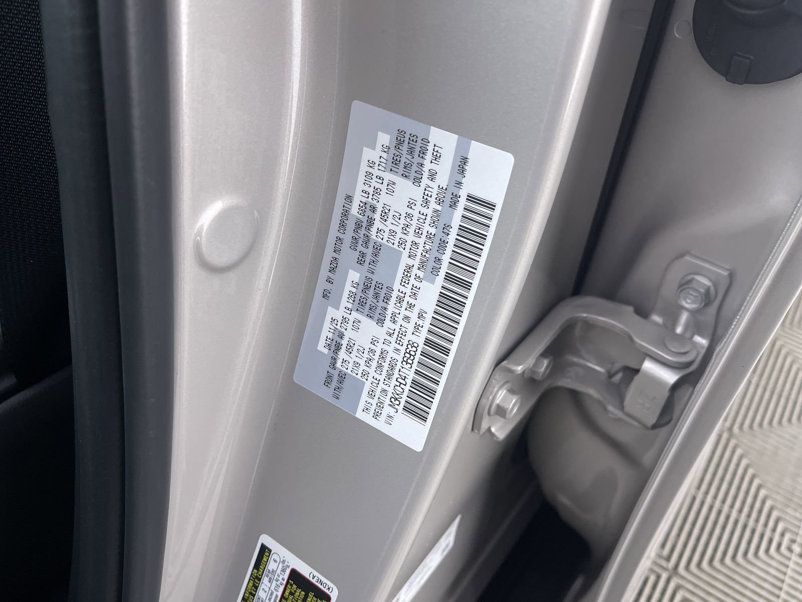 New 2026 Platinum Quartz Metallic Mazda Premium Sport image 13