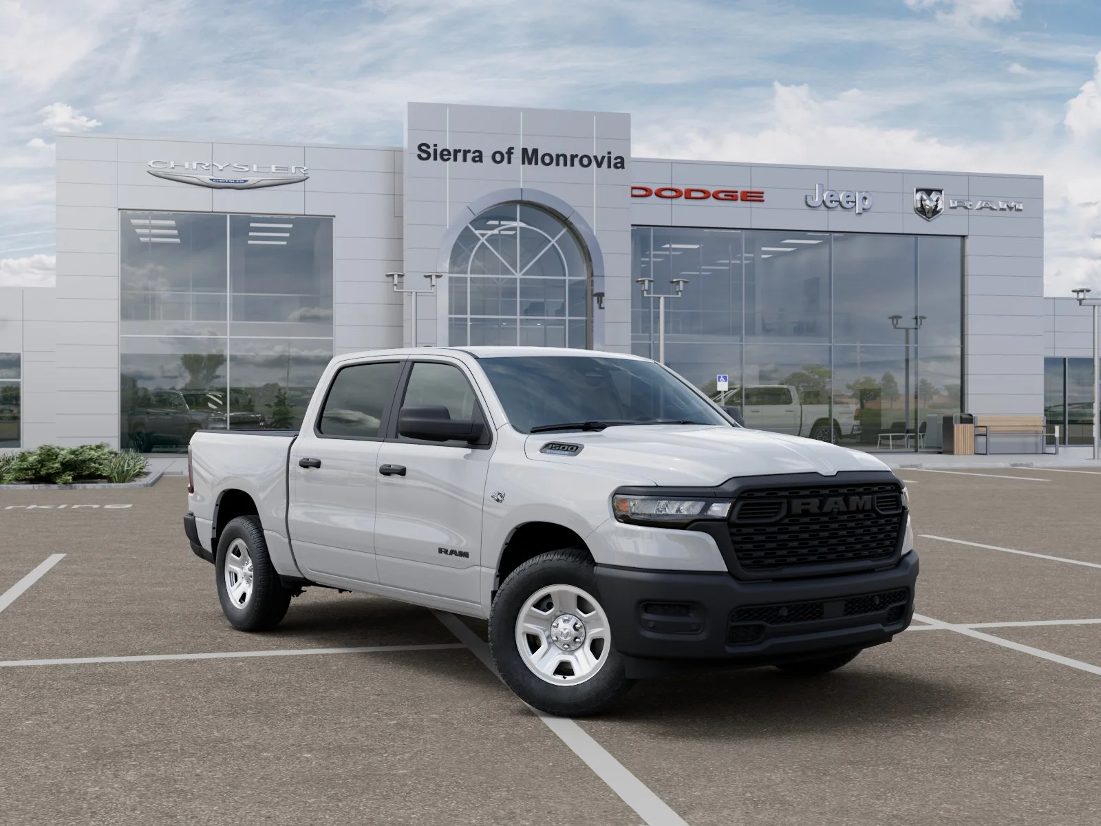 New 2026 Bright White Clear-Coat Exterior Paint RAM Tradesman image 38