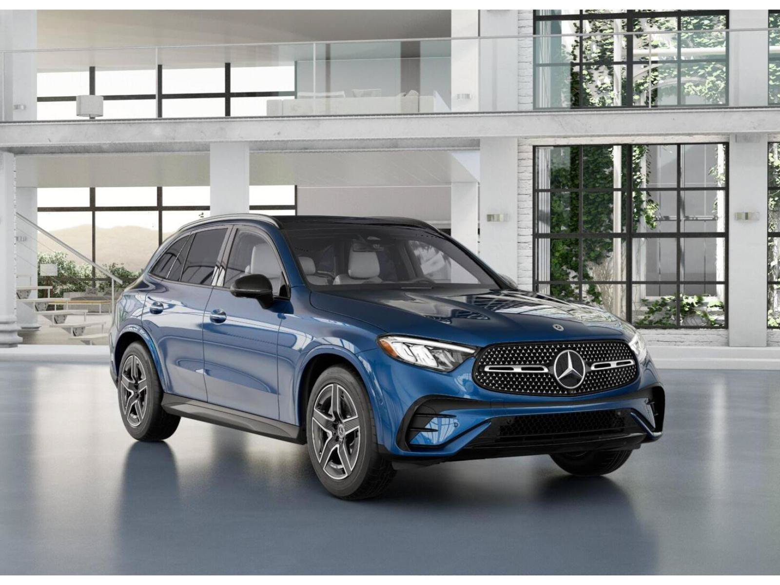 Used 2025 Blue Mercedes-Benz GLC 350e image 8