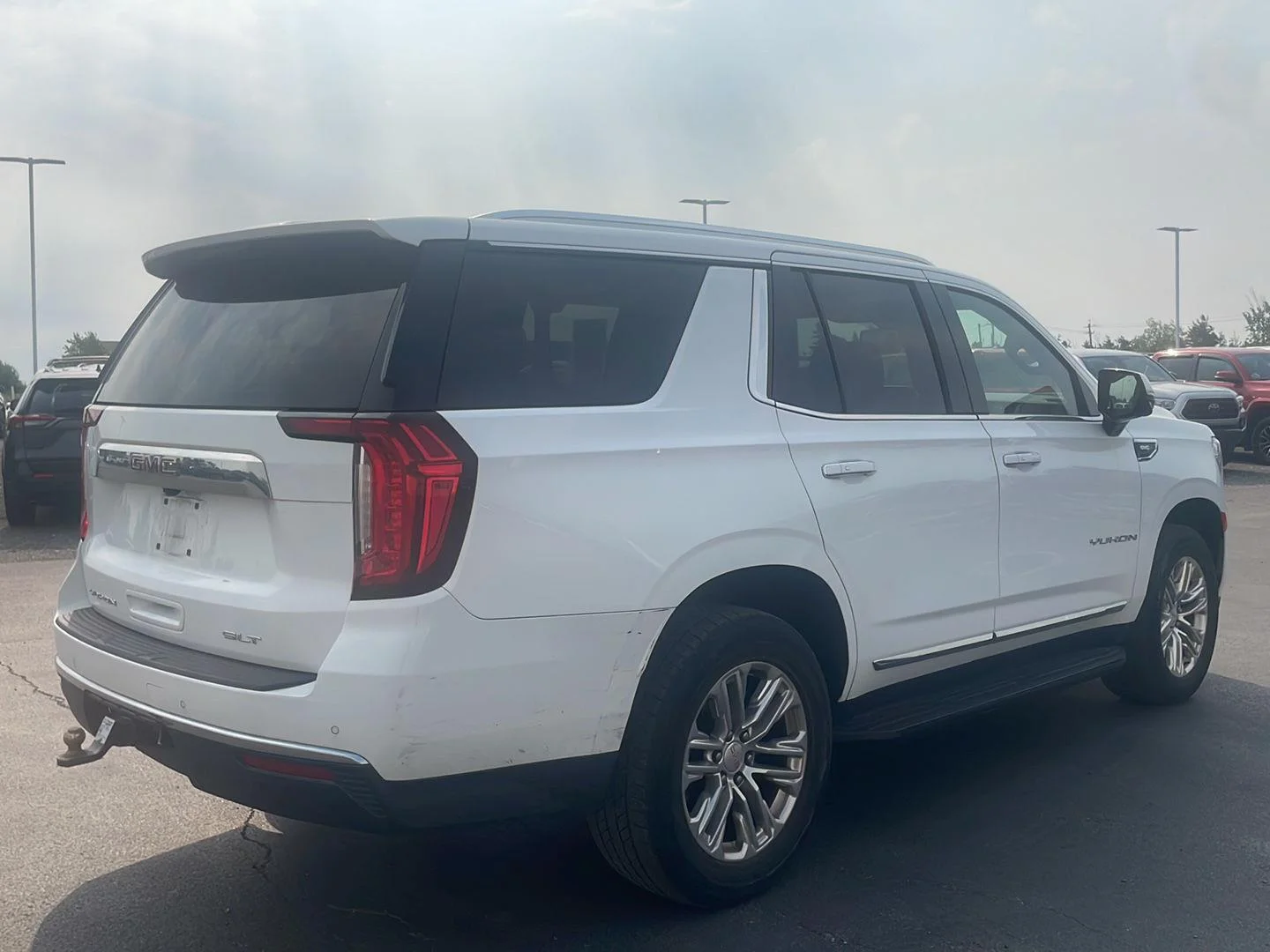 Used 2021 Summit White GMC SLT image 10