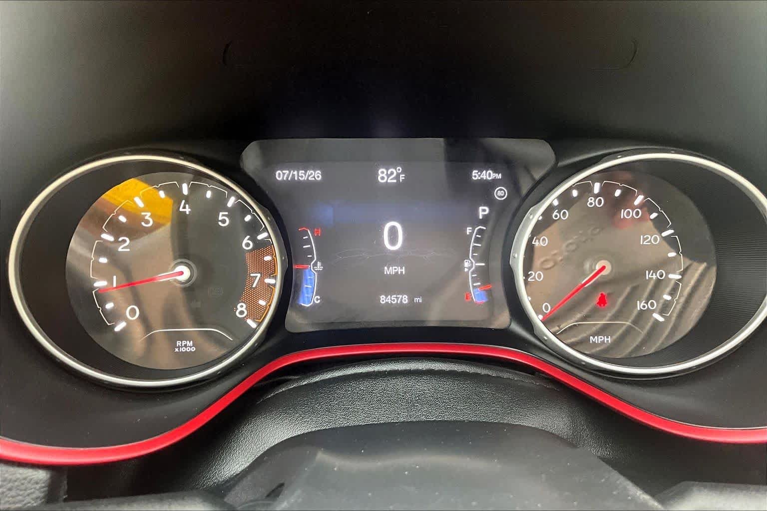 Used 2021 Velvet Red Pearlcoat Jeep Trailhawk image 24