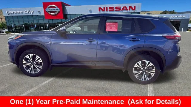 Certified Used 2023 Blue Nissan SV image 6