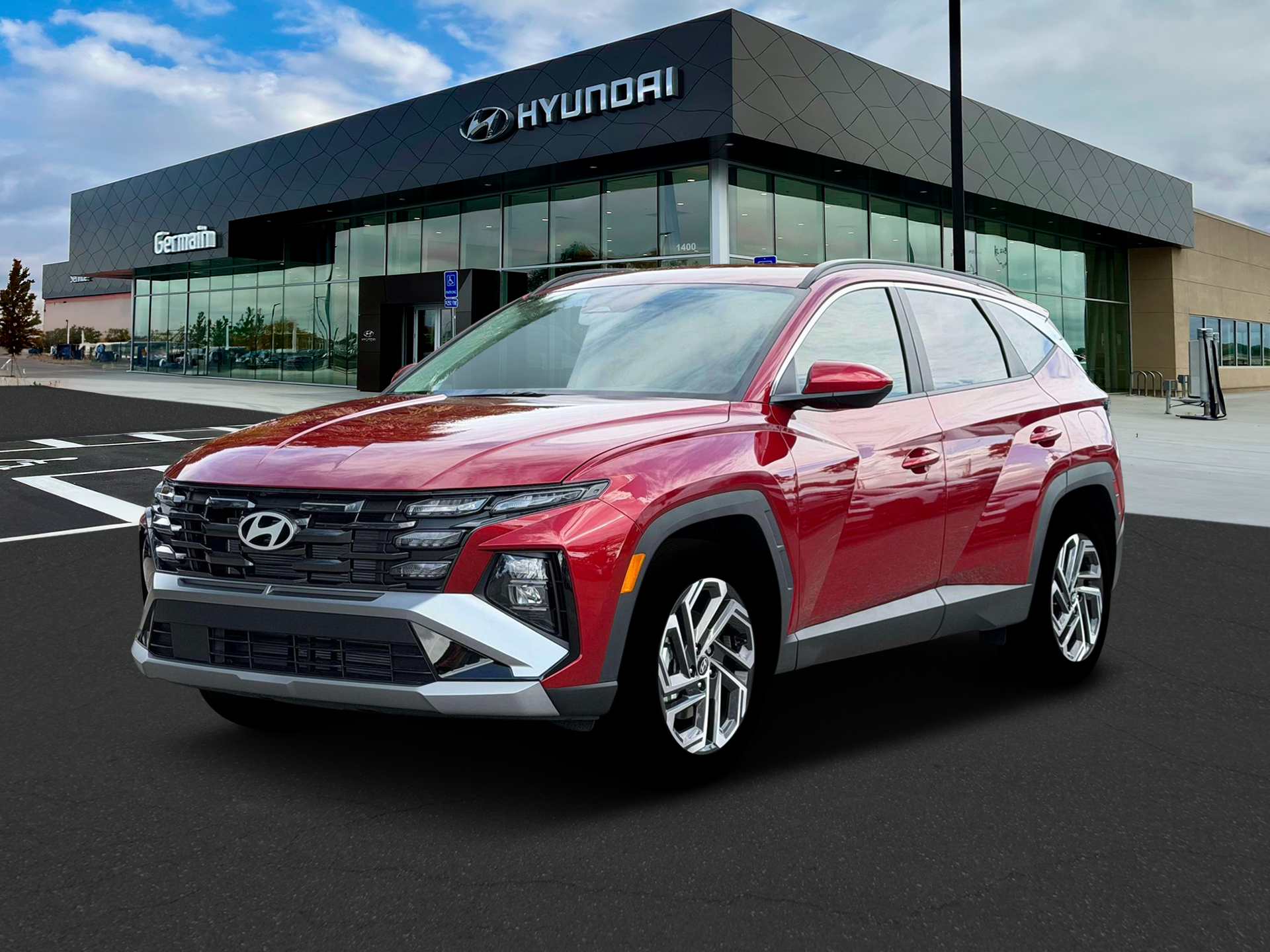 New 2026 Ultimate Red Hyundai SEL Plus AWD image 1