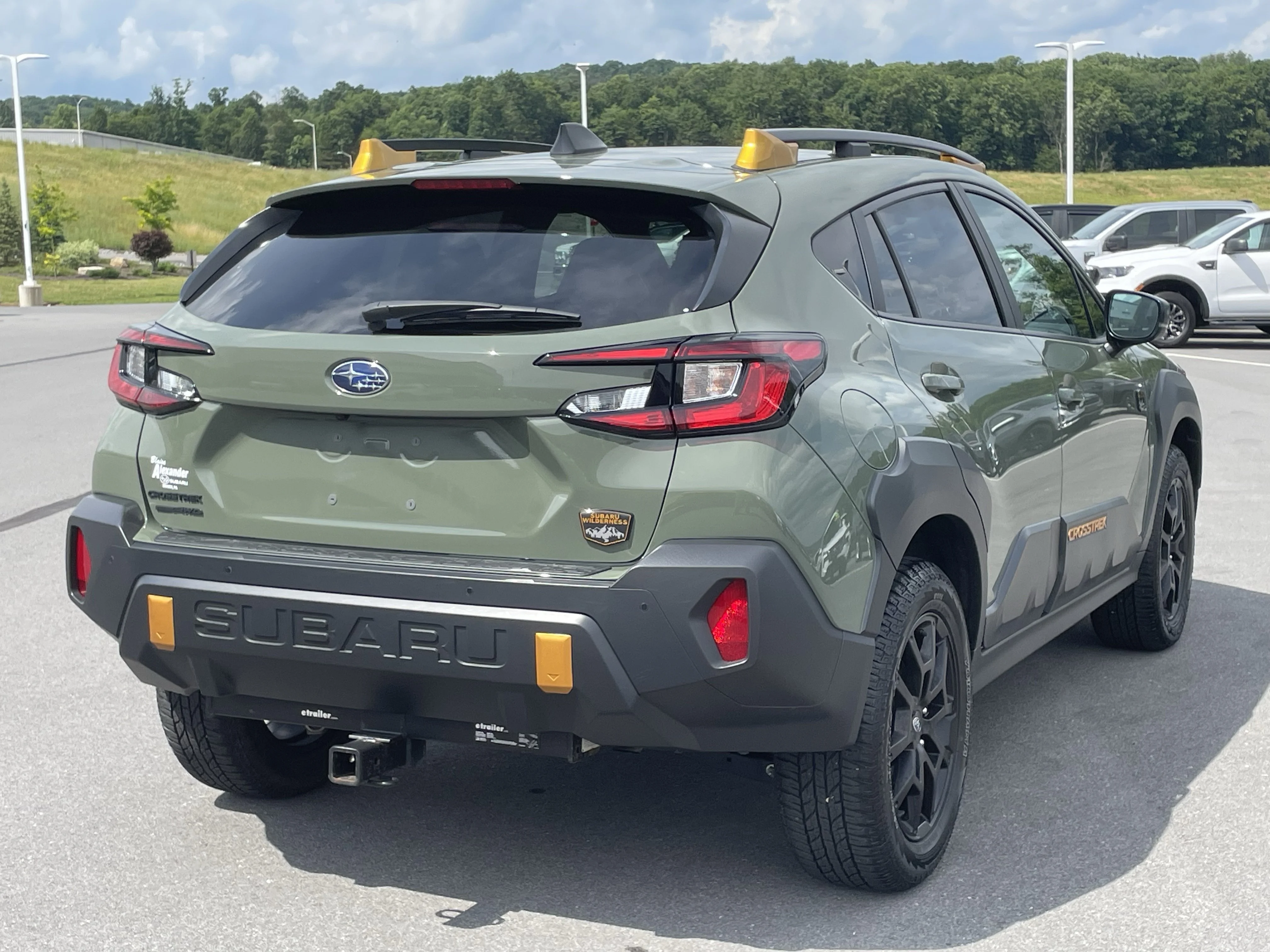Used 2024 Alpine Green Subaru Wilderness image 3