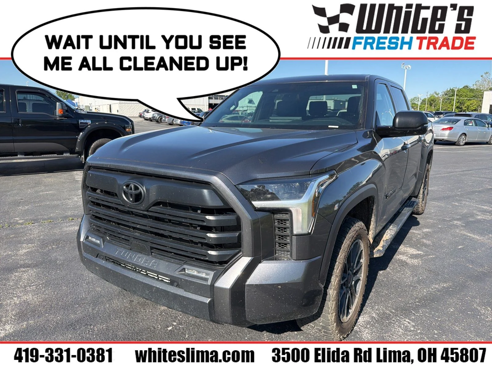 Used 2025 Magnetic Gray Metallic Toyota SR5 image 1