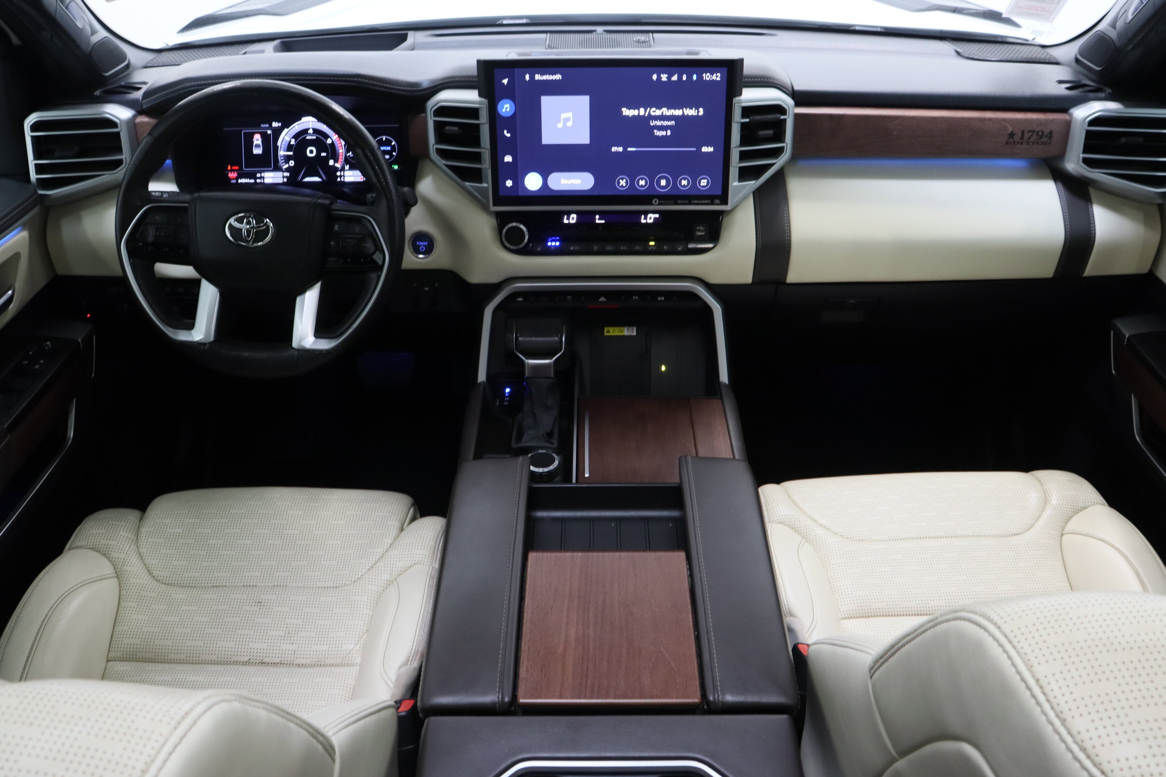 Used 2023 Wind Chill Pearl Toyota 1794 Edition Hybrid 3.4T image 36