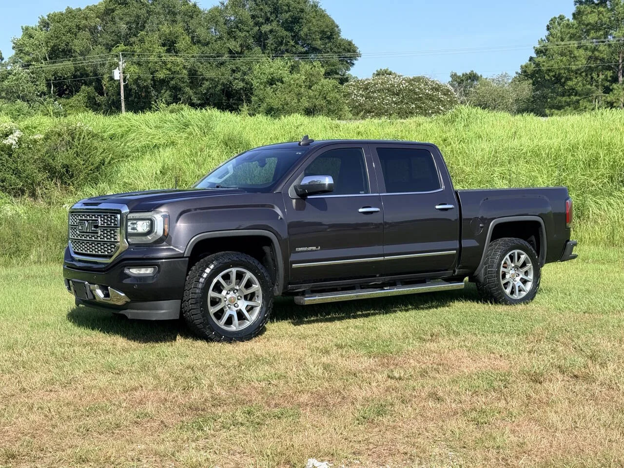 Used 2016 Gray GMC Denali 4x2 4dr Crew Cab 5.8 ft. SB image 1