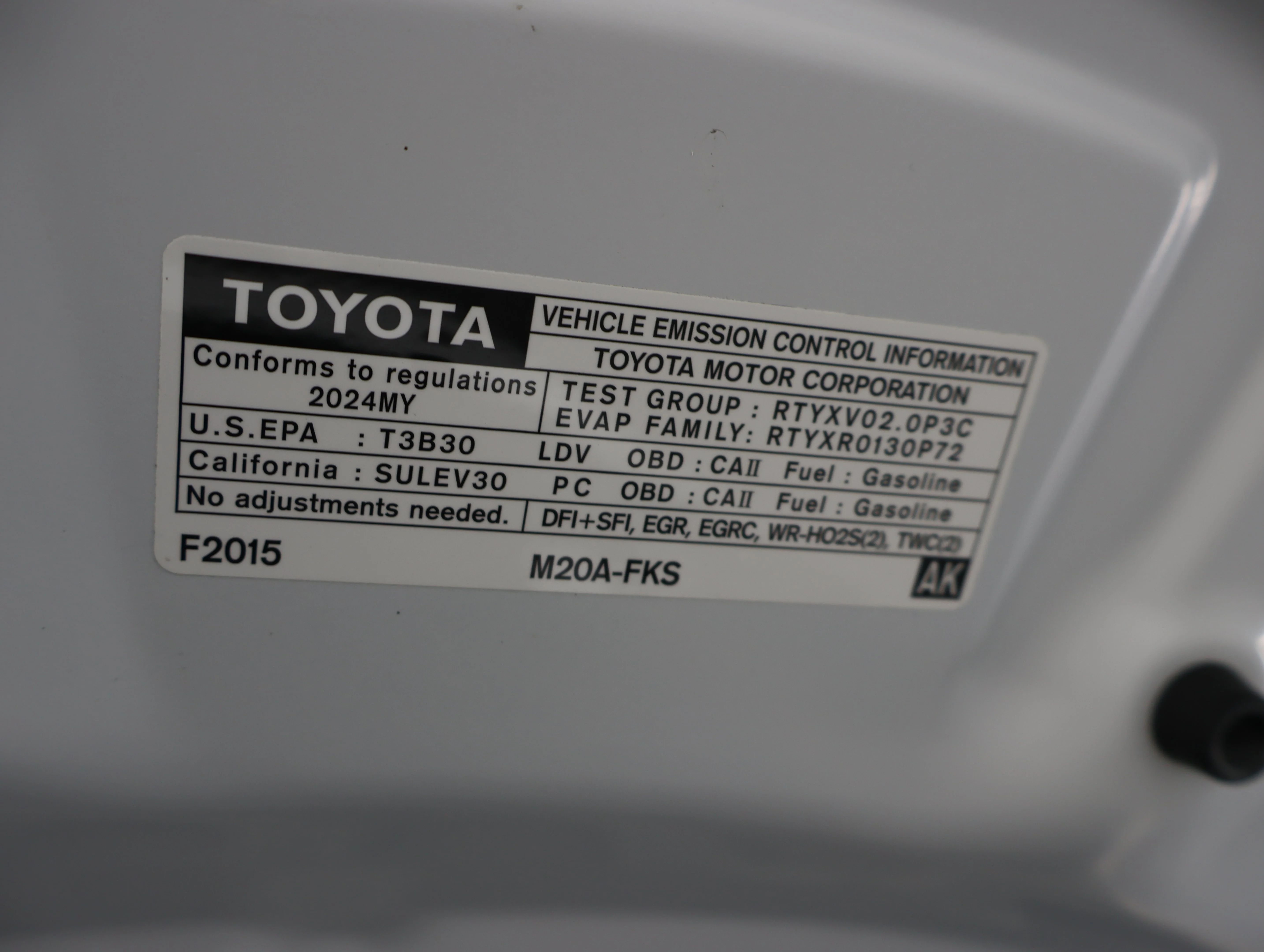 Used 2024 Ice Cap Toyota LE image 19