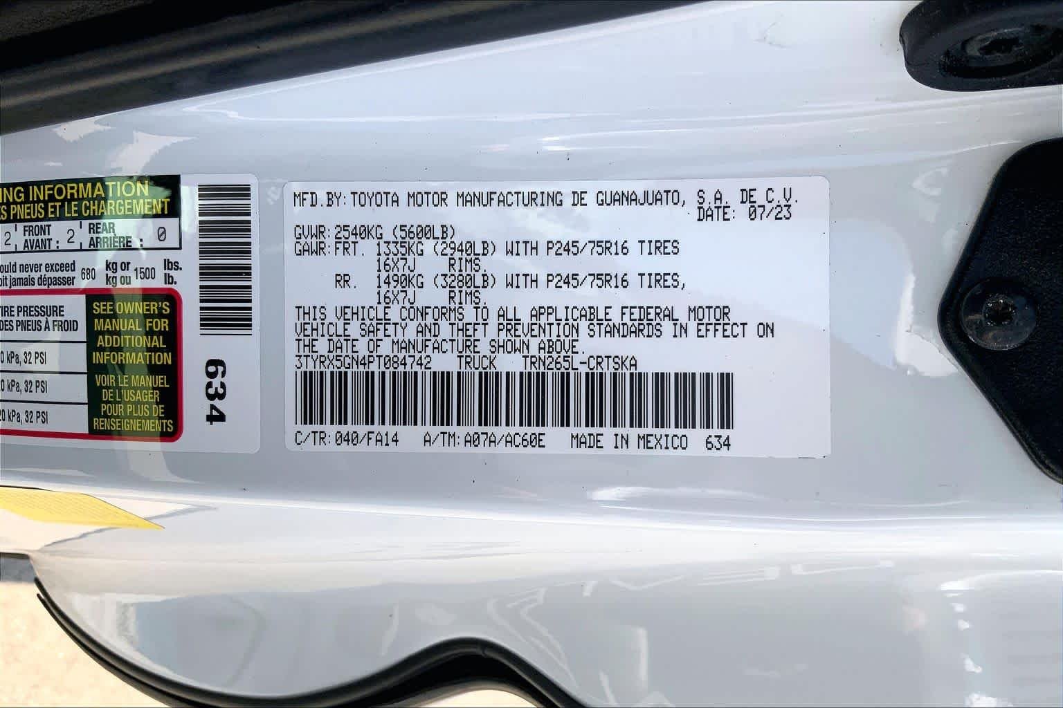Used 2023 Ice Cap Toyota SR image 30