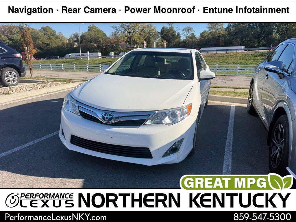 Used 2013 Super White Toyota XLE image 1