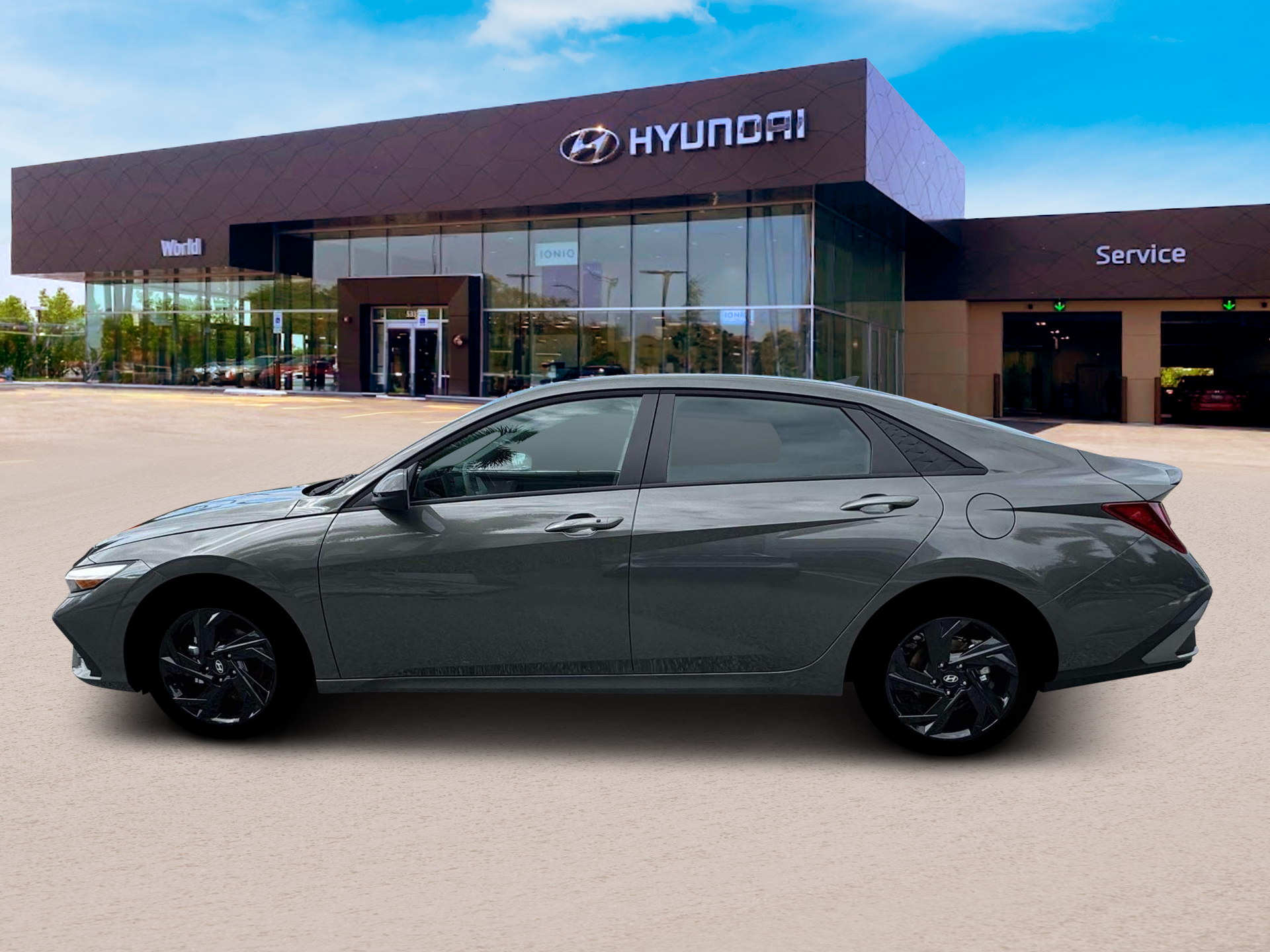 New 2026 Amazon Gray Hyundai SEL Sport image 3