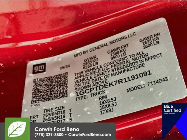 Used 2024 Radiant Red Chevrolet Z71 image 36