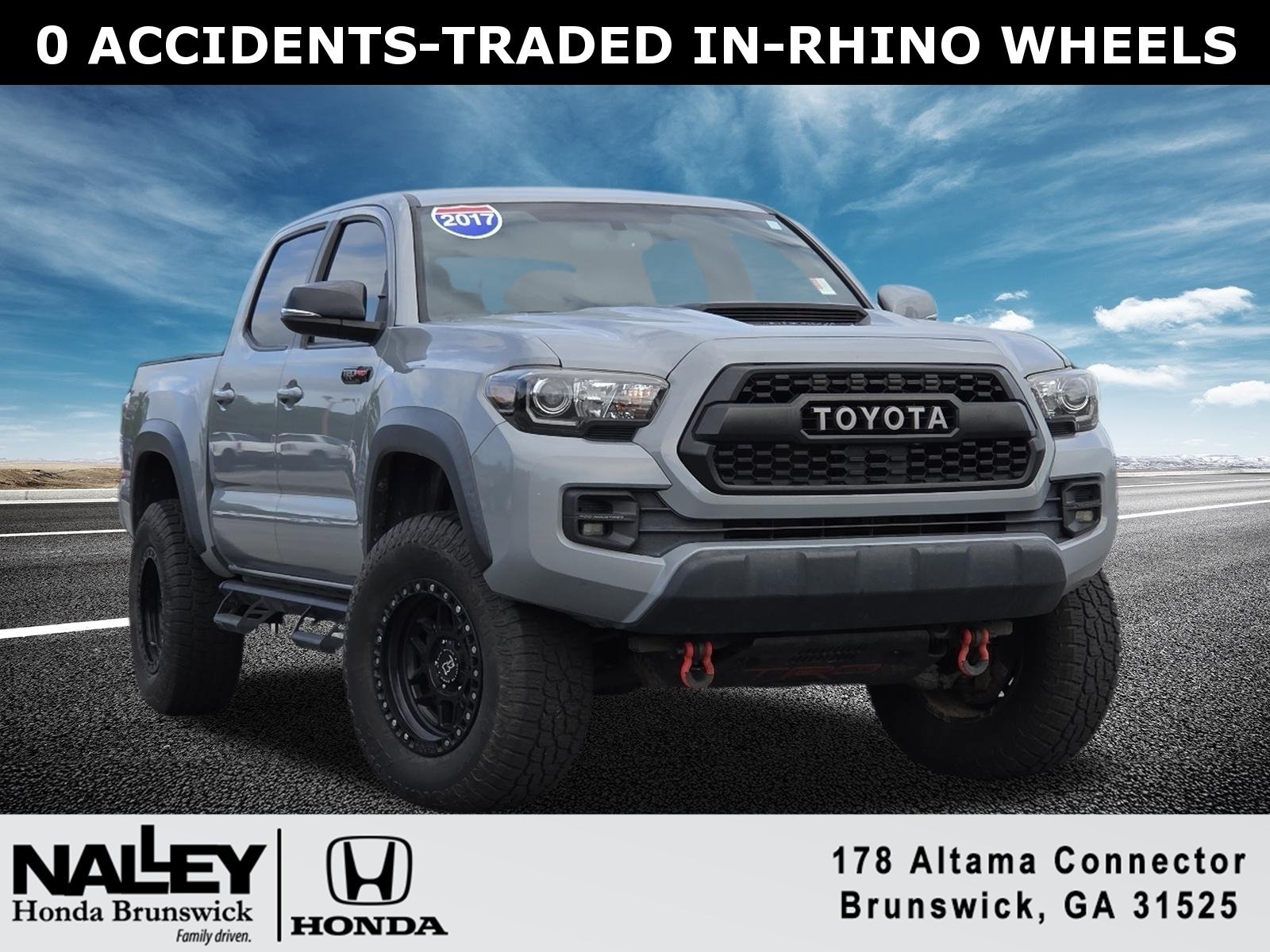 Used 2017 Cement Toyota TRD Pro Double Cab 5' Bed V6 4x4 AT image 1