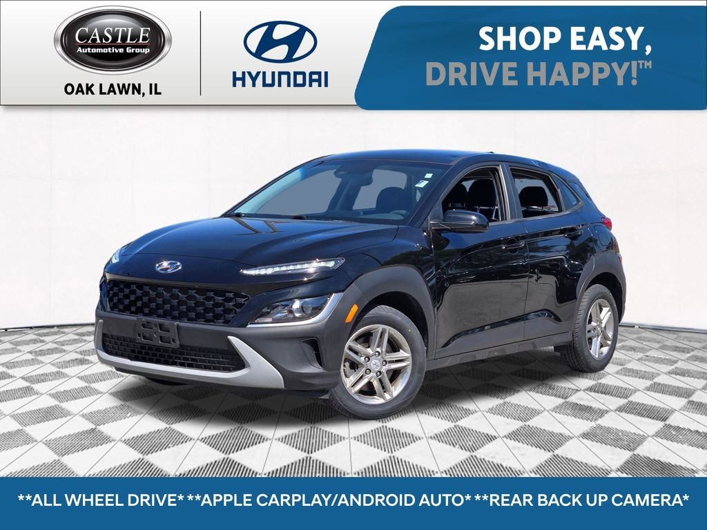 Certified Used 2022 Black Hyundai SE image 1