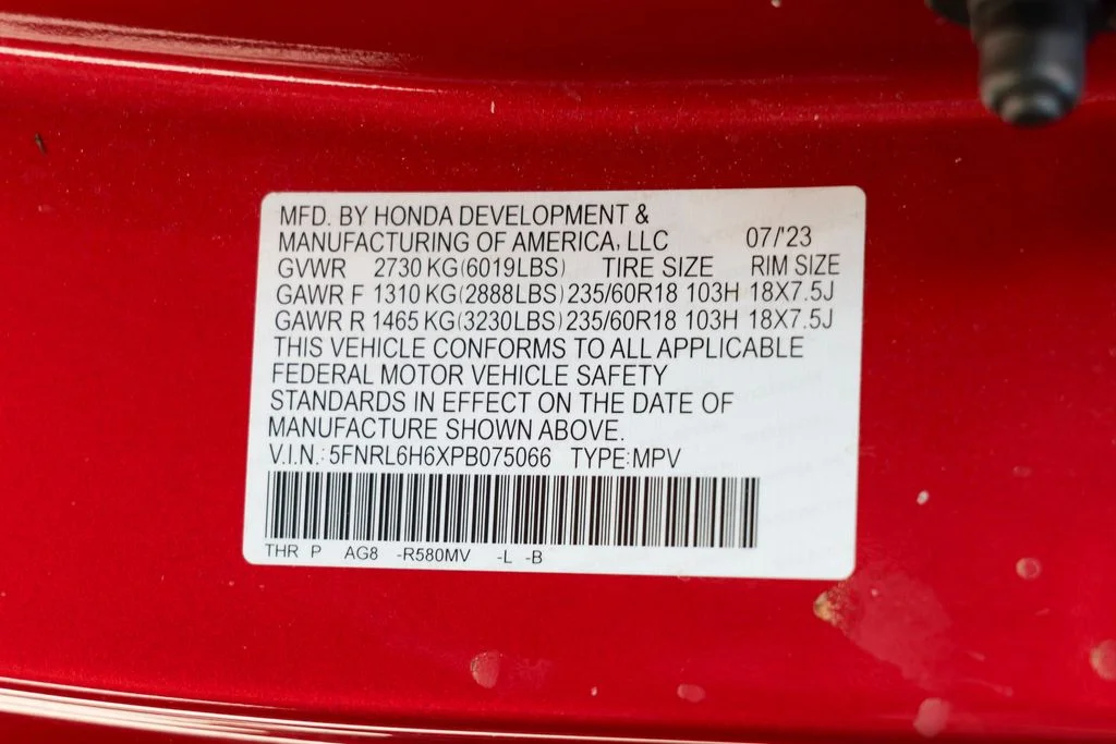 Used 2023 Red Honda EX-L image 61