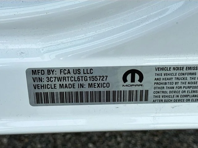 New 2026 Bright White Clear-Coat Exterior Paint RAM TRADESMAN image 30