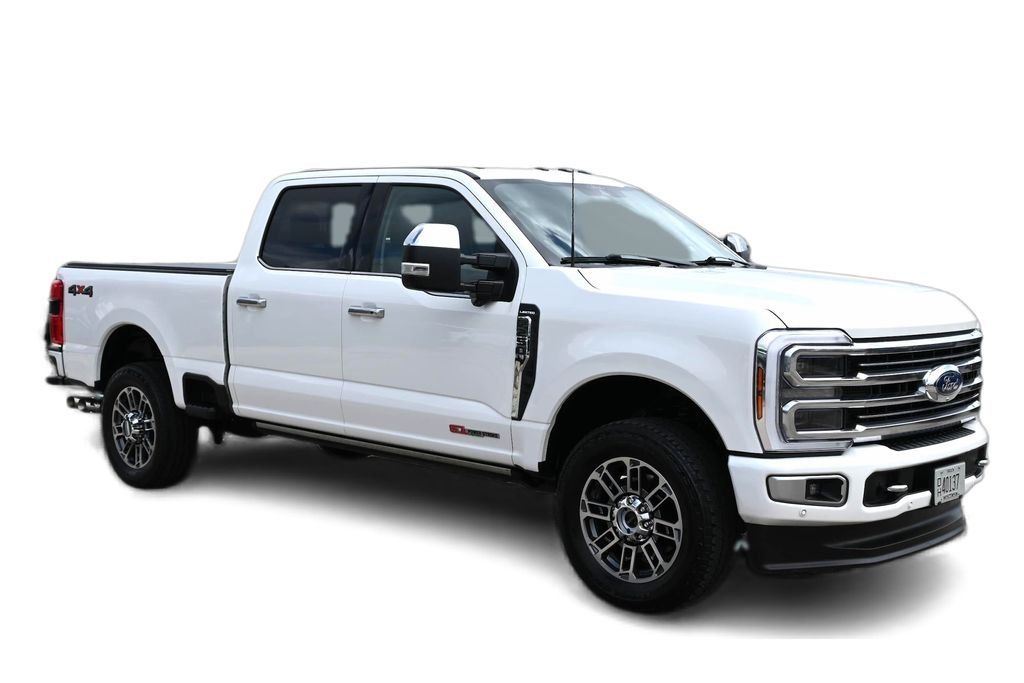 Used 2024 White Metallic Ford Limited image 3