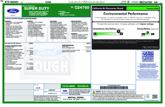 Used 2024 Gray Ford Lariat image 32