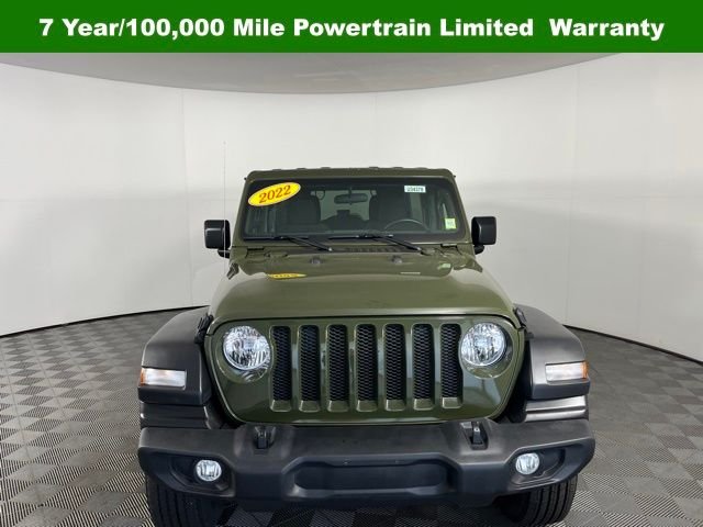 Used 2022 Green Jeep Unlimited Sport S image 2