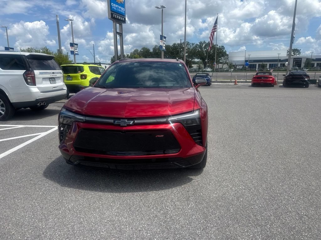 Used 2024 Chevrolet Blazer EV RS with VIN 3GNKDCRJ4RS231684 for sale in Tampa, FL