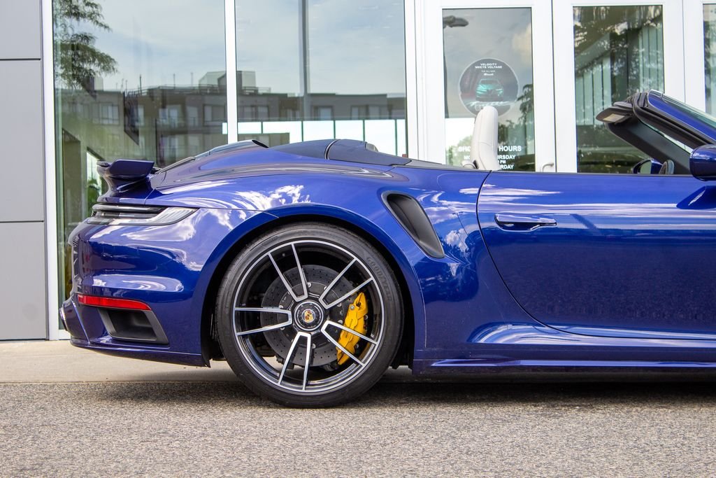 Used 2021 Blue Porsche Turbo S image 7
