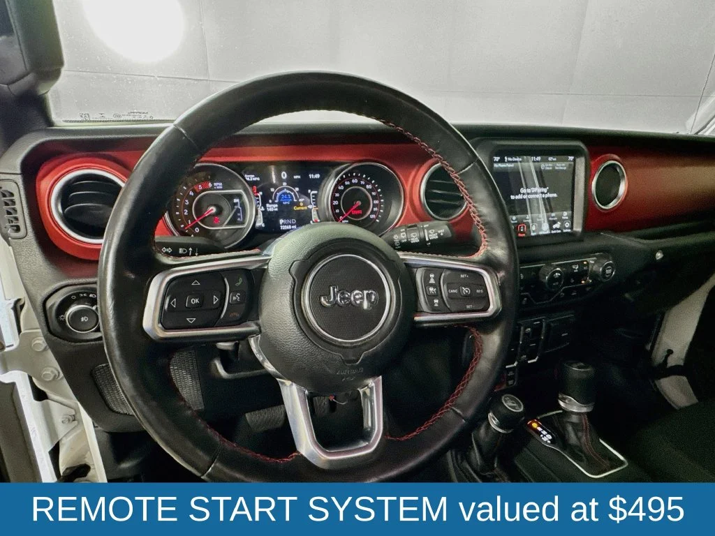 Used 2021 White Jeep Unlimited Rubicon image 12