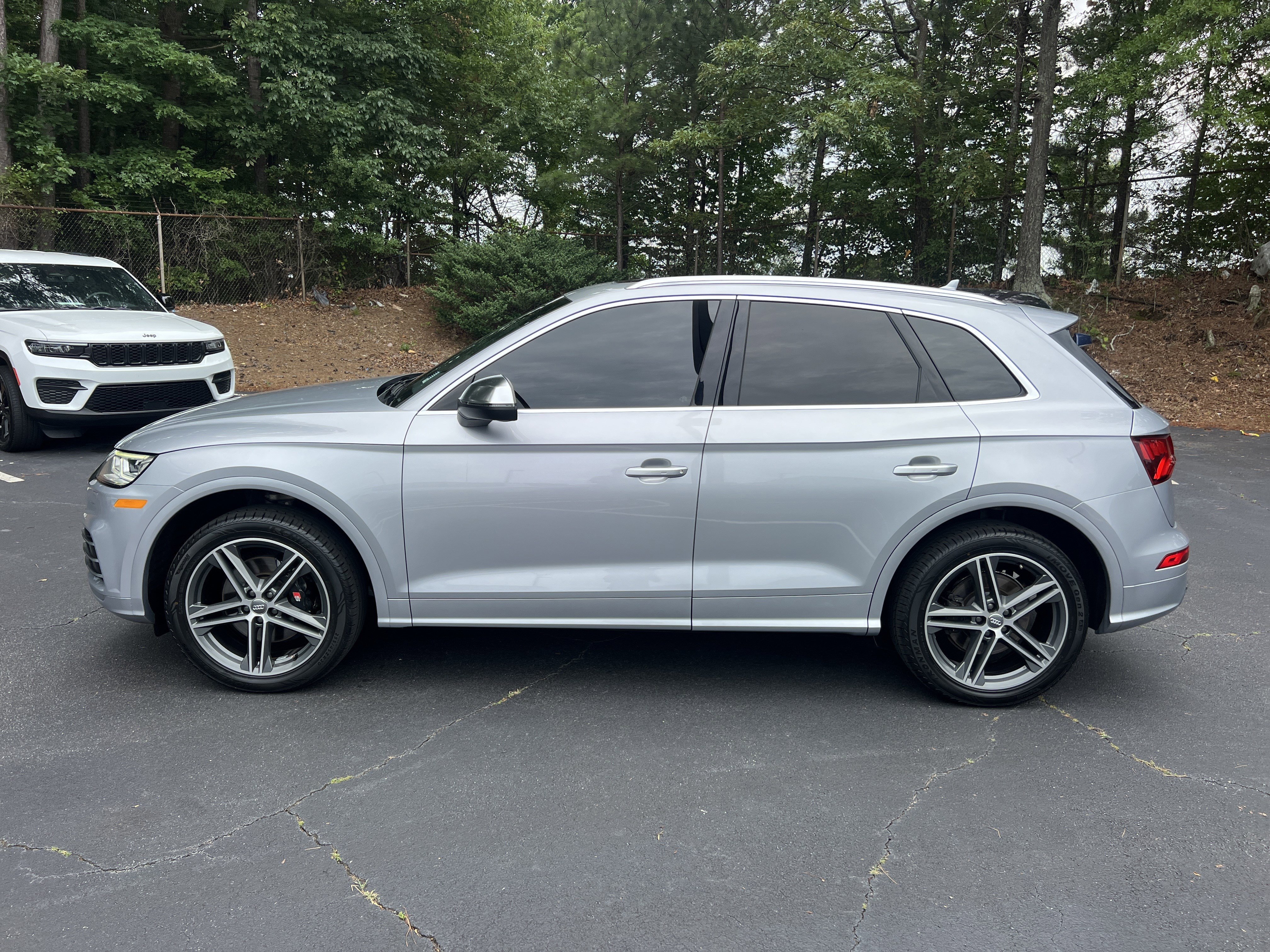 Used 2019 Florett Silver Metallic Audi Premium Plus image 4