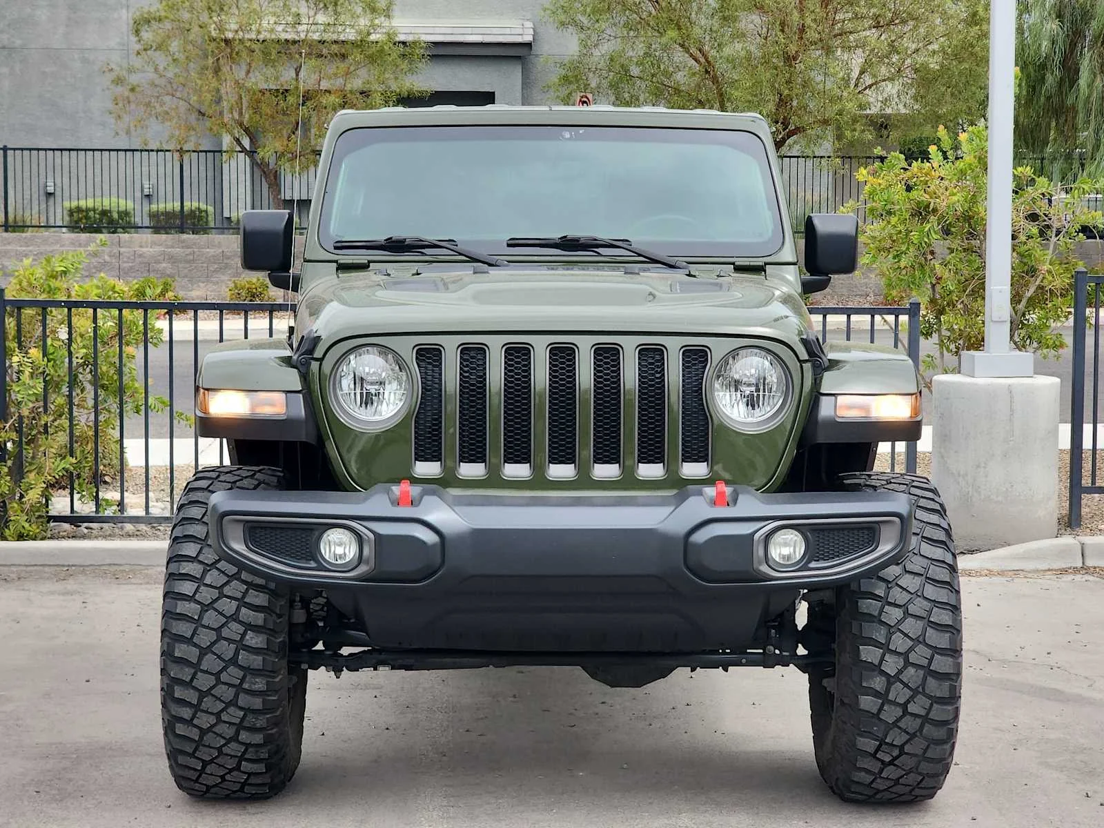 Used 2021 Sarge Green Clearcoat Jeep Unlimited Rubicon image 3